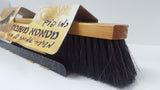 Base broom superior Made Pure horsehair 11.80" x 3.15" x 3.15" inch / 30 cm, Natural wooden  "like an Old time"