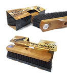 Base broom superior Made Pure horsehair 11.80" x 3.15" x 3.15" inch / 30 cm, Natural wooden  "like an Old time"